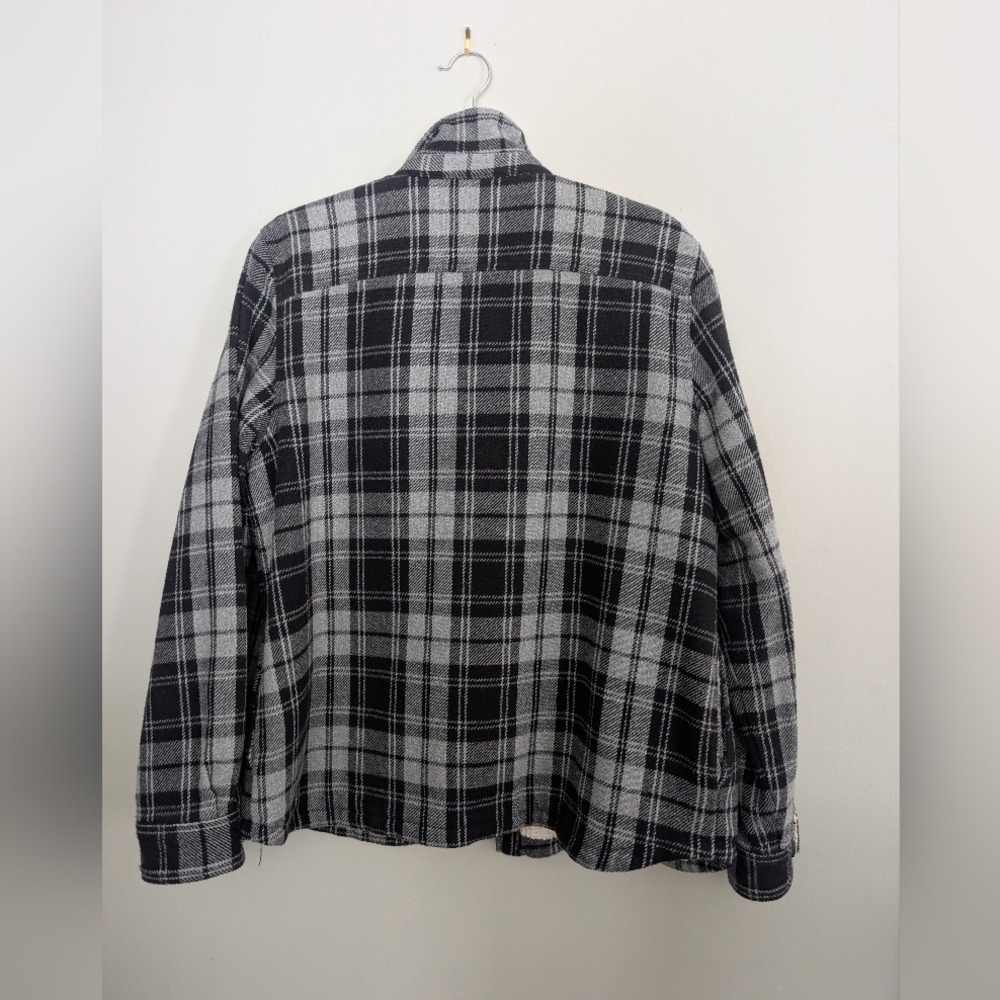 L.L. Bean Women's Large Faux Sherpa Fleece Lined Jacket - Picture 5 of 7